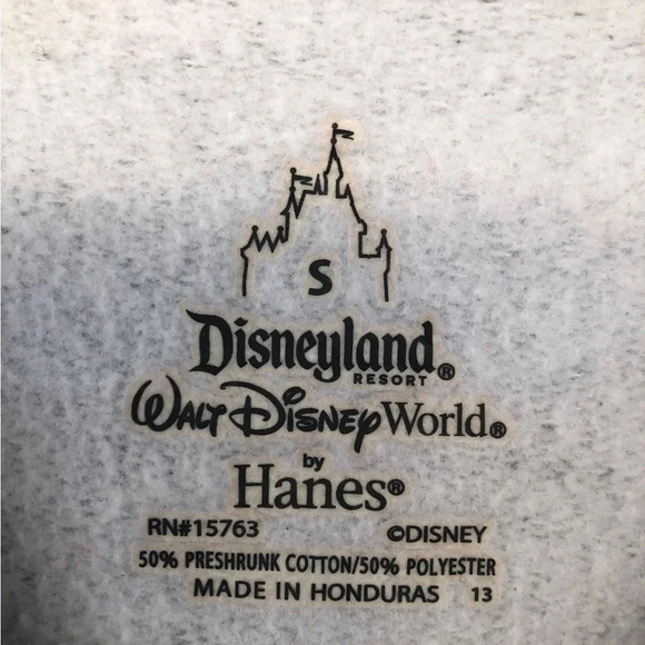 Vintage Disneyland Resort Rare Heather gray Mickey Mouse Crew Neck sweatshirt - Picture 4 of 5